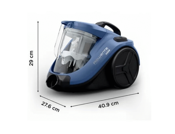 Aspirator Rowenta, RO3721EA, 750 W, fara sac, compact, albastru - imagine 3