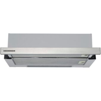 HOTA TELESCOPICA HEINNER HTCH-440FS, Latime 60cm, Putere de absorbtie 325mc/h, 1 motor, Inox