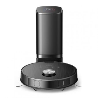 ASPIRATOR ROBOT HEINNER HI-RoboX PRO+ HRVC-MAI52DSBK, WI-FI, Aspirator si mop, Putere aspirare 4000Pa, Motor BLDC, Navigatie LDS, AI Technology, Autonomie 200 min, Negru