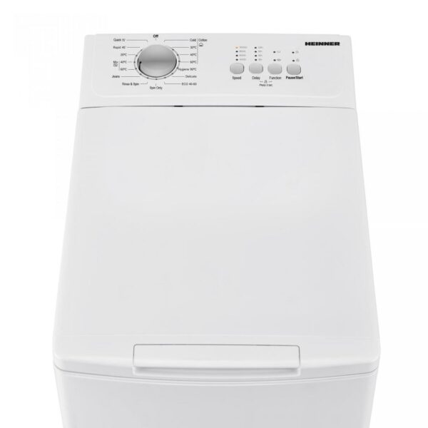 MASINA DE SPALAT RUFE CU INCARCARE VERTICALA HEINNER HWM-TL7012C++, Clasa C, 7KG, 1200RPM, Display LED, Alb - imagine 2