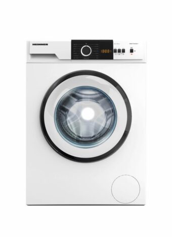 MASINA DE SPALAT RUFE HEINNER HWM-VT1814CHD++, Clasa D, Capacitate 8Kg, 1400RPM, Display digital, Alb