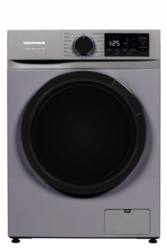 MASINA DE SPALAT RUFE SLIM HEINNER HWM-M914IVNSA+++, Clasa A, 9Kg, 1400RPM, Motor inverter, 15 programe, Argintiu