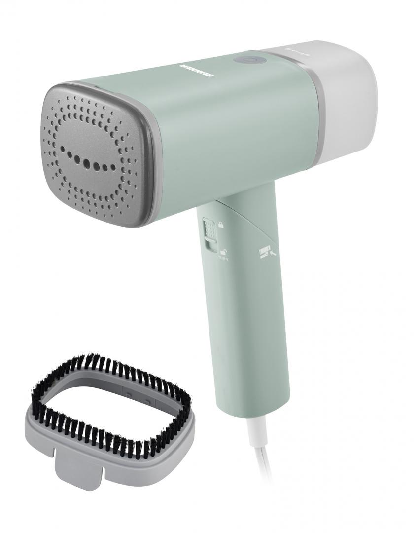 APARAT DE CALCAT VERTICAL HEINNER HGS-1500GR, Putere 1300-1500W, Talpa ceramica, Rezervor apa detasabil, Maner pliabil, Verde 3 APARAT DE CALCAT VERTICAL HEINNER HGS-1500GR, Putere 1300-1500W, Talpa ceramica, Rezervor apa detasabil, Maner pliabil, Verde - imagine 3