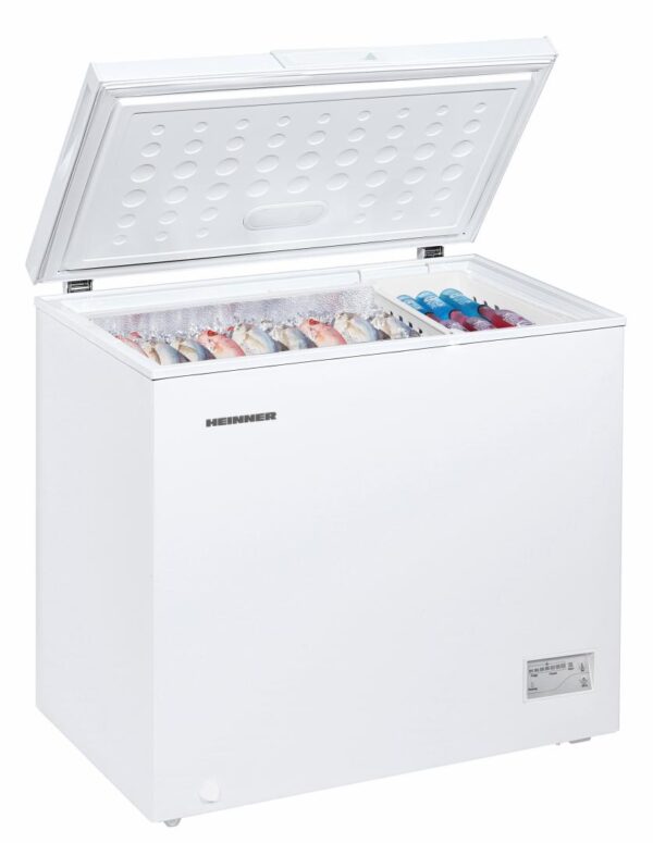 LADA FRIGORIFICA HEINNER HCF-200CNHE++, Clasa E, 198L, Compresor inverter, Control electronic, Convertibil, Alb - imagine 2