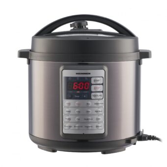 MULTICOOKER CU PRESIUNE HEINNER HPCK-38BK, Putere 1000W, Capacitate 3.8L, 14 programe, afisaj LED, Negru/Inox