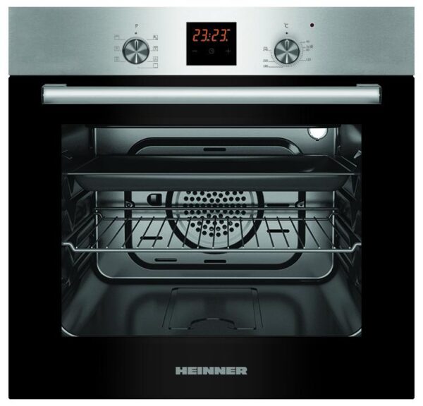 CUPTOR INCORPORABIL HEINNER HBO-S567LDTGC-IX, Clasa A, Electric, Capacitate 56L, Mutifunctional, 7 Functii, Grill, Display Touch, Inox