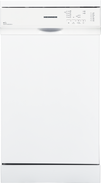 MASINA DE SPALAT VASE HEINNER HDW-FS4552WE++, Clasa E, 10 Seturi, Latime 45cm, 5 programe, Program Rapid 30’, Alb