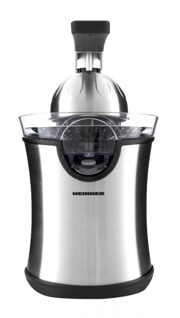 STORCATOR DE CITRICE HEINNER AREN HCP-160SS, Putere 160W, 2 conuri, Filtru inox, Maner cu aluminiu turnat, Inox - imagine 2