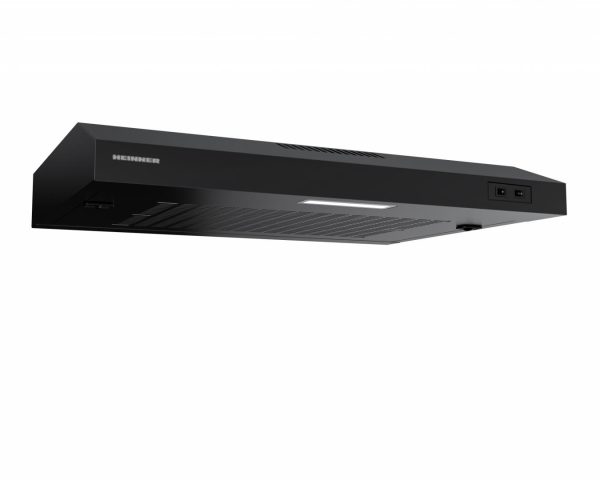 HOTA TRADITIONALA HEINNER CH-MD190BK, Latime 60cm, Capacitate de absorbtie 190m3/h, 2 trepte de viteza, Negru