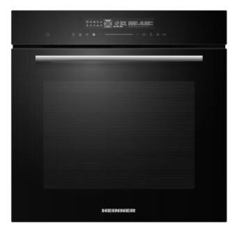 CUPTOR INCORPORABIL HEINNER HBO-M7214GCDRC-GBK, Clasa A+, Electric, Capacitate 72L, Autocuratare catalitica, Timer digital, Display Touch, Grill, Air fry, Sticla neagra