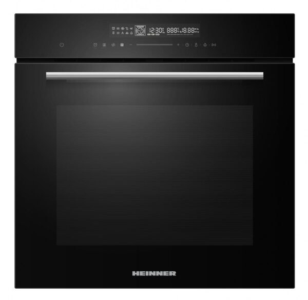 CUPTOR INCORPORABIL HEINNER HBO-M7214GCDRC-GBK, Clasa A+, Electric, Capacitate 72L, Autocuratare catalitica, Timer digital, Display Touch, Grill, Air fry, Sticla neagra