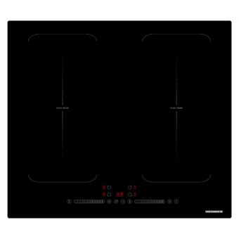 PLITA INCORPORABILA HEINNER HBHI-M4ZB2FXTC, Inductie, 4 zone de gatit, Latime 60cm, Bridge, Boost, Control Touch, Timer, Sticla negra