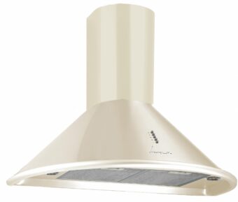 HOTA DECORATIVA FRAM FDH-690RBG, Latime 90cm, Putere de absorbtie 600 m3/h, Clasa B, Bej