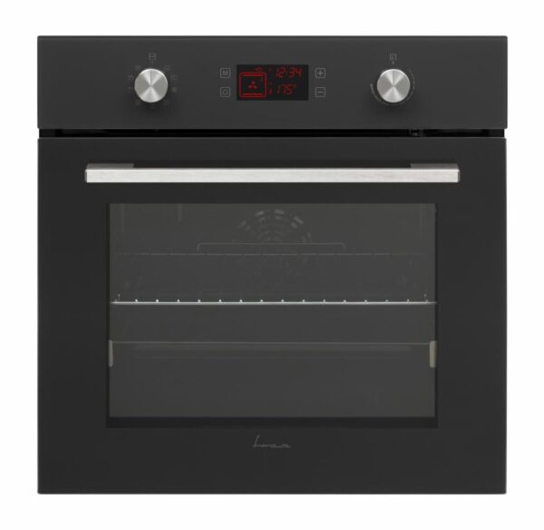 CUPTOR INCORPORABIL FRAM FBO-V6510GCDRC-GZG, Clasa A, 69L, Autocuratare catalitica, Timer digital, Display touch+Butoane, Grill, Iluminare, Blocare display, Sticla gri zara