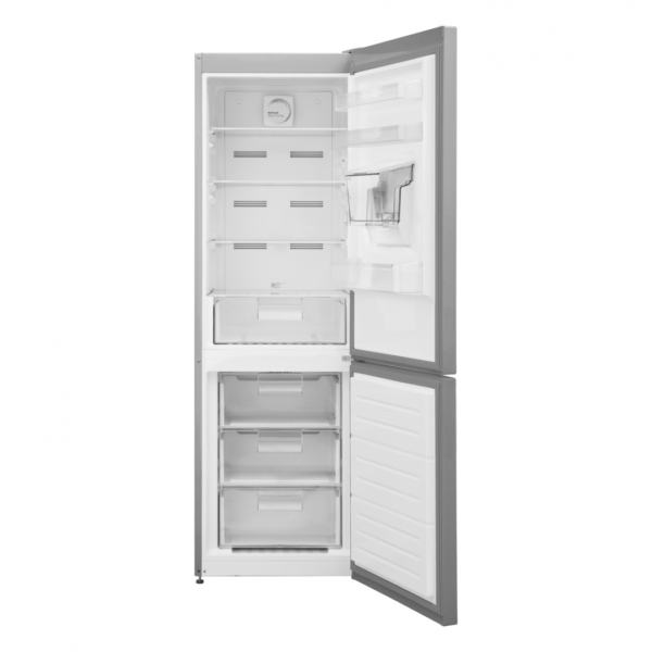 COMBINA FRIGORIFICA HEINNER HCNF-V291SWDE++, Clasa E, 294L, No Frost Multicooling, Freezer Shield, Iluminare LED, functie ECO, H 186cm, Argintiu - imagine 2