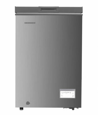 LADA FRIGORIFICA HEINNER HCF-HM100CSE++, Clasa E, 98L, Convertibila Frigider/Congelator, Control electronic, Argintiu