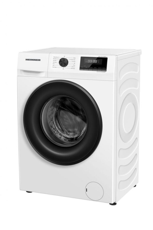 MASINA DE SPALAT RUFE SLIM HEINNER HWM-H6010IVSMC+++, Clasa C, 6Kg, 1000RPM, Motor Inverter, Display digital, Alb - imagine 2