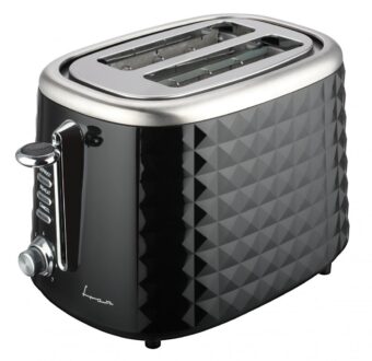 PRAJITOR DE PAINE FRAM FTP-850BK, Putere 850W, Capacitate 2 felii, 7 niveluri de rumenire, Negru