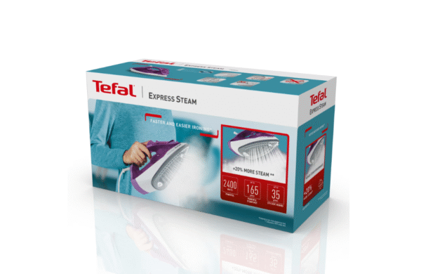 Fier de calcat Tefal Express Steam FV2836E0, 2400W, jet de - imagine 3