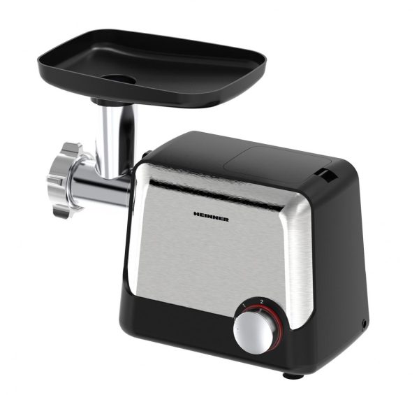 MASINA DE TOCAT HEINNER DUALSTEEL 2100 HMG-2100BKS3, Putere 2100W, Accesoriu rosii, Cutit Inox, Negru/Inox - imagine 2