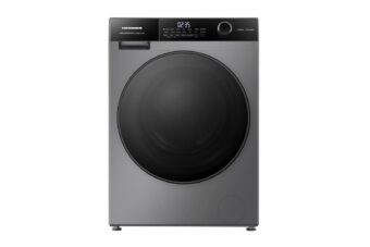MASINA DE SPALAT RUFE HEINNER HWM-HMK9014IVTA+++, Clasa A, 9KG, 1400RPM, Motor Inverter, Control Touch, Display digital, Gri titanium