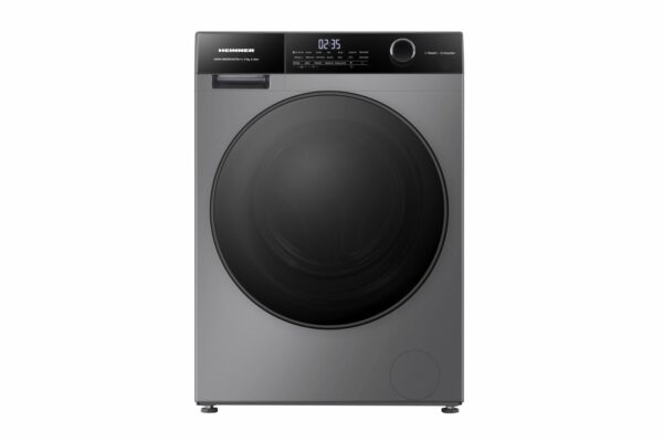 MASINA DE SPALAT RUFE HEINNER HWM-HMK9014IVTA+++, Clasa A, 9KG, 1400RPM, Motor Inverter, Control Touch, Display digital, Gri titanium