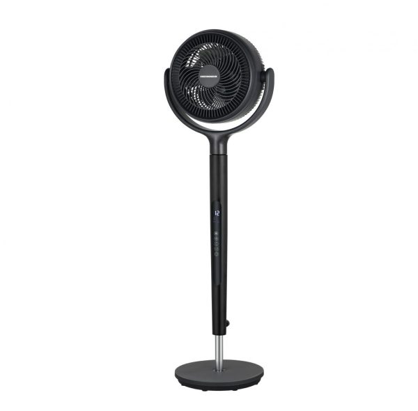 VENTILATOR CU PICIOR HEINNER HSF-MAT24DC-GY, Compartiment aromaterapie, 5 palete, Turbo, 12 trepte viteza, Motor DC, Timer, Display LED, Control tactil, Telecomanda, Gri - imagine 2