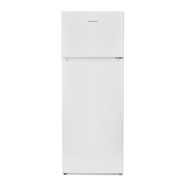 FRIGIDER CU DOUA USI HEINNER HF-V212E++, Clasa E, 212L, Less Frost, Control mecanic, Iluminare LED, H 145cm, Alb