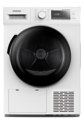 USCATOR DE RUFE CU POMPA DE CALDURA HEINNER HHPD-M10G5PBKD++, Clasa D, 10Kg, 16 programe, Display LED, Alb