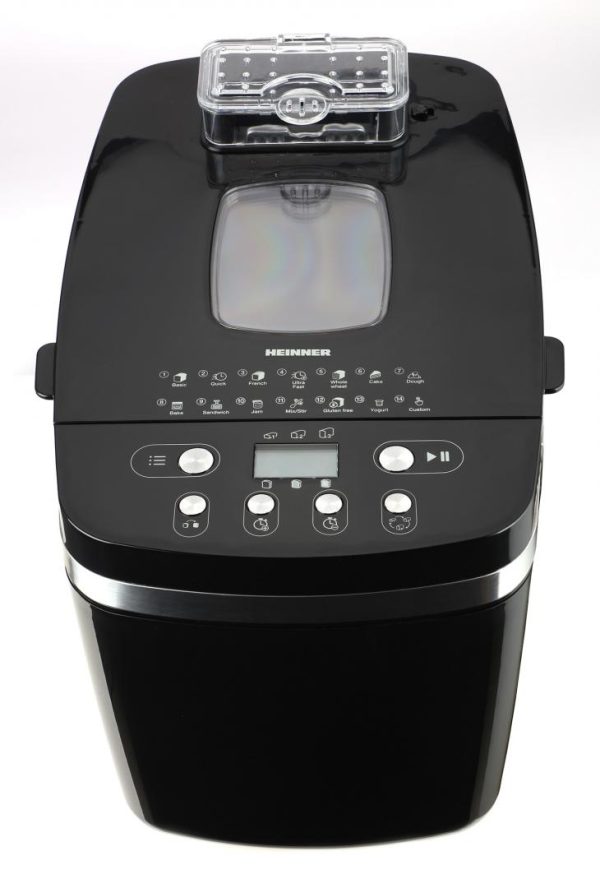 MASINA DE PAINE HEINNER HBM-D850BK2P, Putere 850W, 14 programe, Timer 13 ore, Functie mentinere temperatura, Control digital, Negru/Argintiu - imagine 3