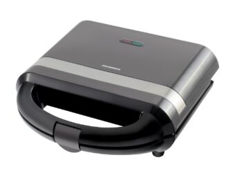 SANDWICH MAKER HEINNER SM-H700BK, Putere 700W, Placi antiadezive fixe tip grill, Negru