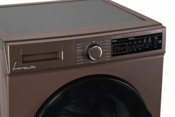 MASINA DE SPALAT RUFE FRAM FWM-V714T2BRD+++, Clasa D, 7Kg, 1400RPM, Display digital, Allergy safe, Start intarziat, Anti-sifonare, Eco-Logic, Cafeniu pastelat - imagine 4