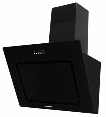 HOTA DECORATIVA HEINNER DCH-650RGBK, Putere absorbtie 594.5 m3/h, Iluminare LED, Latime 60cm, Front sticla neagra