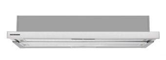 HOTA TELESCOPICA HEINNER HTCH-490IX, Putere de absorbtie 413.5 m3/h, Latime 90cm, 1 Motor, Lumina LED, Inox