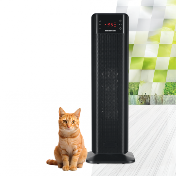 RADIATOR CERAMIC HEINNER HCHT-MD20BK, Putere 2000W, 2 trepte de putere, Functie oscilare, Control tactil, Negru - imagine 5