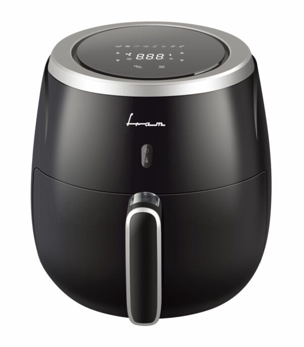FRITEUZA CU AER CALD FRAM FAF-MD2000BK, Putere 2000W, Capacitate cos 5L, Afisaj digital, Control Touch, Vas detasabil anti-adeziv, Termostat reglabil: 80-200˚C, Negru - imagine 2