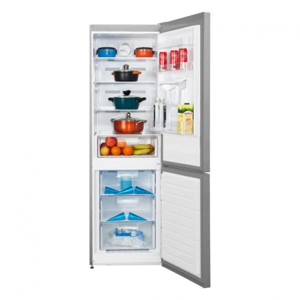 COMBINA FRIGORIFICA HEINNER HCNF-V291SWDE++, Clasa E, 294L, No Frost Multicooling, Freezer Shield, Iluminare LED, functie ECO, H 186cm, Argintiu - imagine 7
