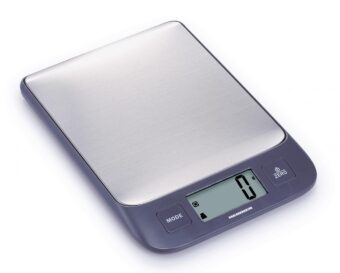 CANTAR DE BUCATARIE HEINNER HKS-5IXBK, 5Kg, 1g, Tara, Functie cantarire lichide, Display LCD, Inox