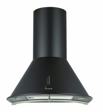HOTA DECORATIVA FRAM FDH-660HRBK, Clasa B, Latime 60cm, Putere de absorbtie 589 m3/h, Iluminare LED, Negru