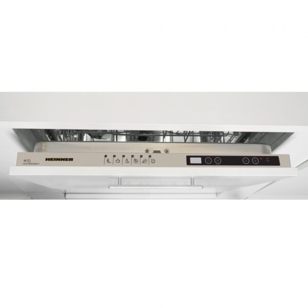 MASINA DE SPALAT VASE INCORPORABILA HEINNER HDW-BI6006IE++, Clasa E, Latime 60cm, 12 Seturi, 6 Programe, Aquastop, Alb - imagine 3