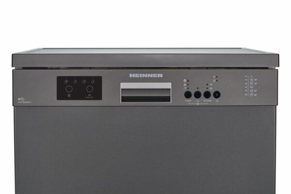 MASINA DE SPALAT VASE HEINNER HDW-FS6006DGE++, Clasa E, 12 Seturi, Latime 60cm, 6 programe, Half load, Aquastop, Antracit - imagine 4