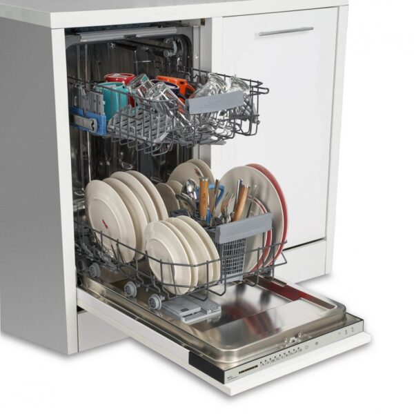 MASINA DE SPALAT VASE INCORPORABILA HEINNER HDW-BI4592TE++, Clasa E, Latime 45cm, Capacitate10 Seturi, 9 programe, Half load, Buzzer Final Program, Aquastop, Alb - imagine 5