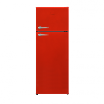 FRIGIDER CU DOUA USI FRAM FDD-VRL212RDE++, Clasa E, 212L, Less frost, H 145cm, Rosu