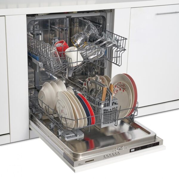 MASINA DE SPALAT VASE INCORPORABILA HEINNER HDW-BI6006IE++, Clasa E, Latime 60cm, 12 Seturi, 6 Programe, Aquastop, Alb - imagine 6