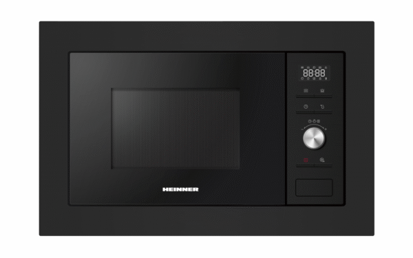CUPTOR CU MICROUNDE INCORPORABIL HEINNER HMW-MDBI28GDBK, Putere 900W, Capacitate 28L, Grill, 5 trepte de putere, Sticla neagra