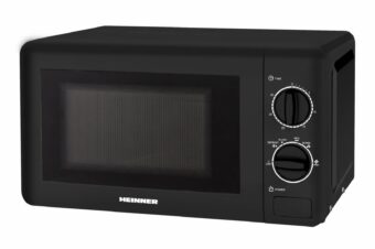 CUPTOR CU MICROUNDE HEINNER HMW-20BK2, Putere 700W, Capacitate 20L, Control mecanic, Negru
