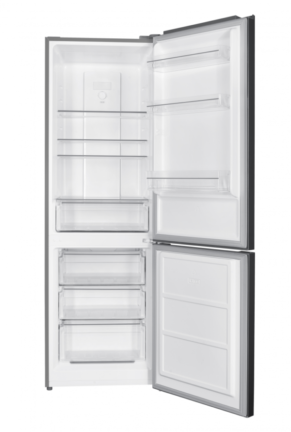 COMBINA FRIGORIFICA HEINNER HCNF-HM293XE++, Clasa E, 293L, No Frost, Iluminare LED, Control electronic, H 185cm, Aspect inox - imagine 2