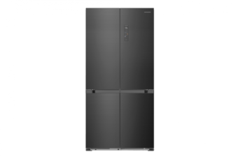 SIDE BY SIDE MULTIDOOR HEINNER HSBS-HM505MDSINFDXE++, Clasa E, 505L, No Frost, Compresor Inverter, Compartiment convertibil frigider/congelator, H 190,2cm, Dark Inox