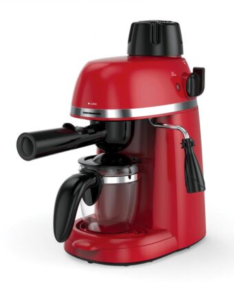 ESPRESSOR HEINNER HEM-350RD, Putere 800W, Presiune 3.5bar, Capacitate rezervor 0.24L, Rosu