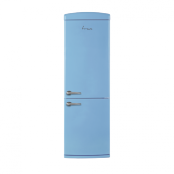 COMBINA FRIGORIFICA FRAM FC-VRR341BLE++, Clasa E, 340L, Less Frost, Control mecanic, H 190.1cm, Bleu